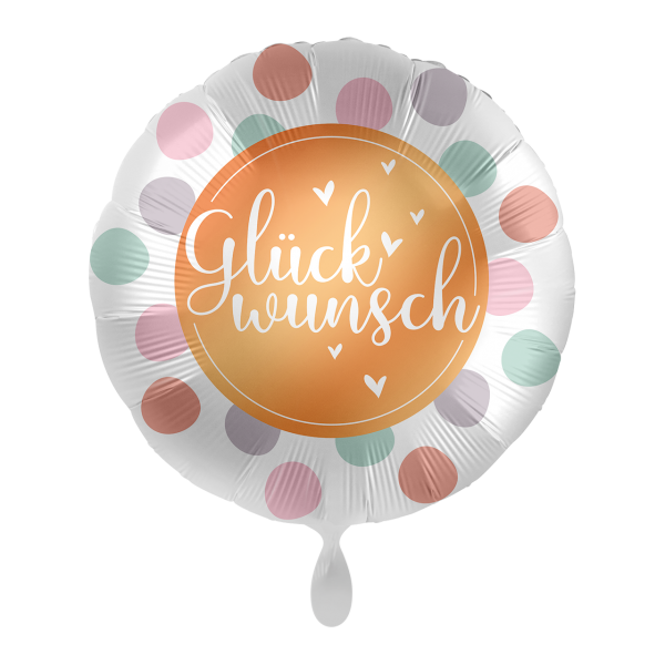 1 Balloon - Glückwunsch Bunt