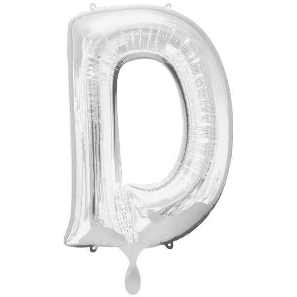 1 Ballon XXL - Buchstabe D
