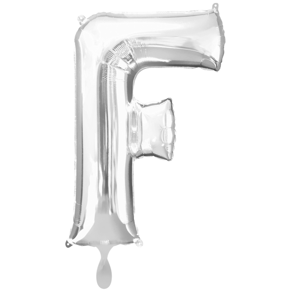 1 Ballon XXL - Buchstabe F