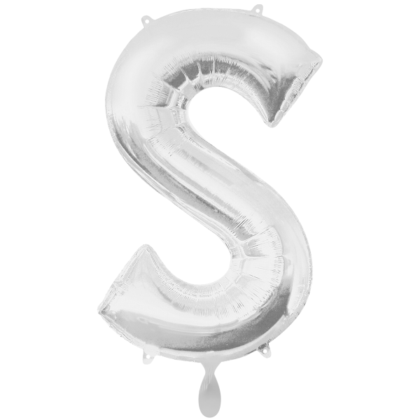 1 Ballon XXL - Buchstabe S